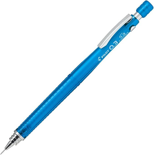 PILOT Mechanical Pencil, Sharp S3 03 TLB, Transparent Light Blue, HPS30RTLB3
