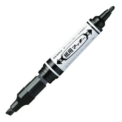 Zebra Dual Tip Paper Marker, Mackee for Paper, Water Base In