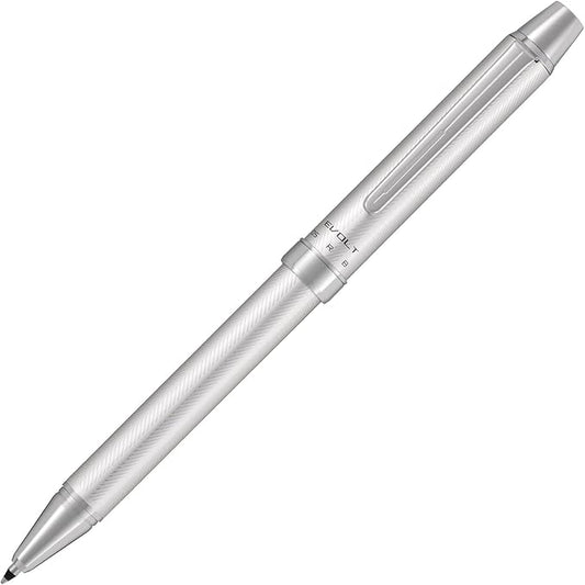 PILOT Multi-function Ballpoint Pen 2+1 EVOLT Herringbone S Herringbone Silver BTHE150RHS