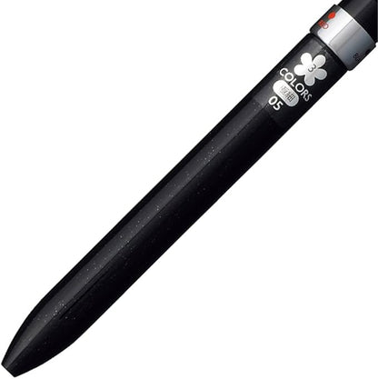 uni Mitsubishi Pencil Jetstream F Series 0.5mm Ballpoint Pen, Luminous Black, SXE360105.24, 3-Color, Easy to Write