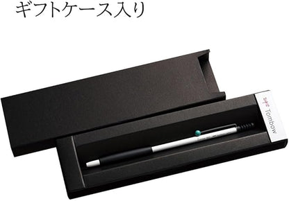 Tombow Pencil Oil-based Ballpoint Pen ZOOM 707 0.7mm White Green with Gift Case BC-ZS04AZ