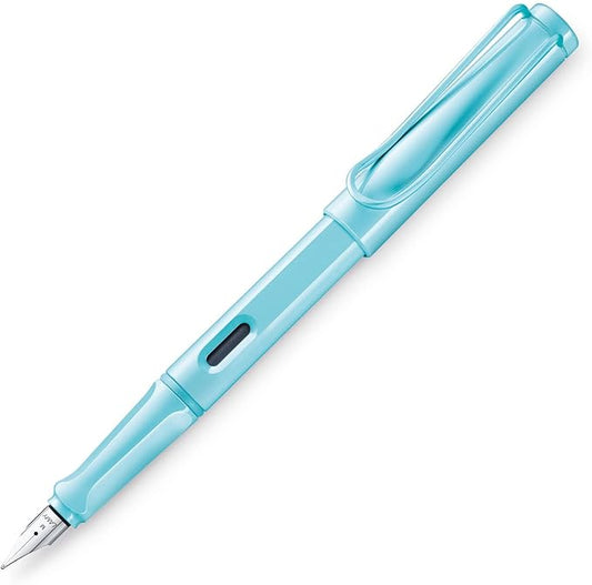 LAMY LD1AS-EF Fountain Pen, Extra Fine Point, Safari, Aqua Sky