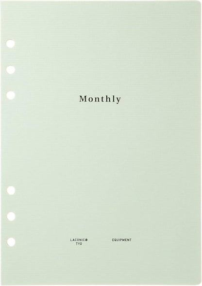 Laconic LGF21-45 Notebook Refills A5 Monthly Date Free Style Notebook
