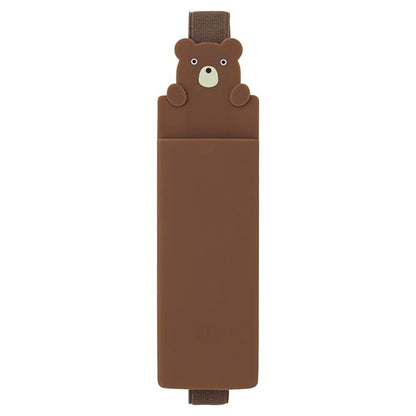 Lihit Lab Book Band Pen Case A7720-3 Kuroneko