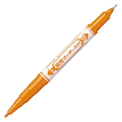 Zebra B-WYTS5-PU Water Based Pen Paper Mackie, Extra Fine Point, Purple, 10 Pieces (10 oranges, Extra fine)
