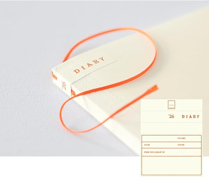 Midori MD Notebook Diary, 2026, A5, Monthly, 22405006 (Begins December 2025)