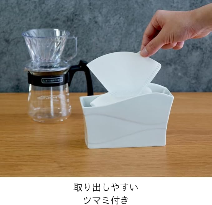 HARIO Trapezoidal Coffee Filters, 1 to 2 Cups, 200 Sheets Set of 40 Sheets x 5, Made in Japan, FSC Certified Paper, 01 W, White PEF-01-40W-5S-AZ+