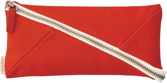 Lihit Lab A7901-5 HINEMO Wide Open Pen Pouch, Large, Yellow