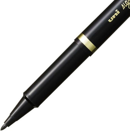 Uni Mitsubishi Pencil Water-Based Ribbed Fine Point MYT7.24 Black 10 Pieces