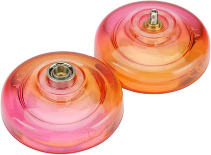 Spin Gear Crystal Yoyo Bind Beginner Intermediate Model (Orange x Pink Fade)