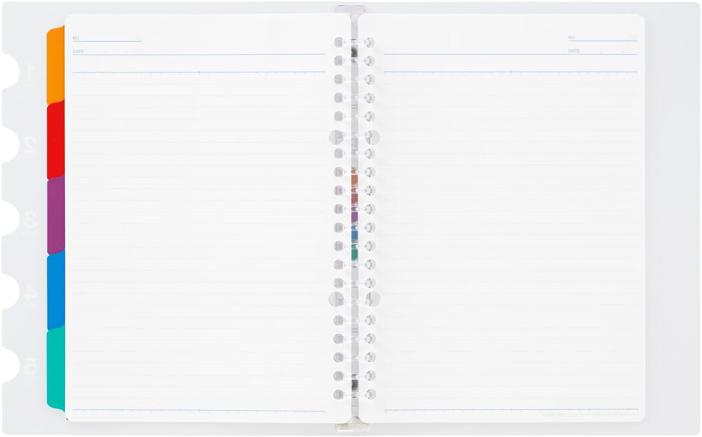 Maruman F417 Loose Leaf Binder, A5, Five Chart, 20 Holes, Clear