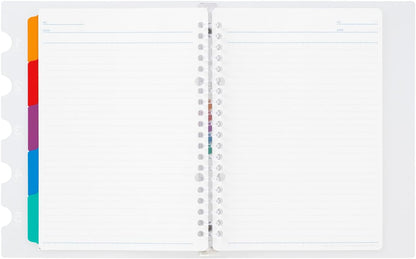 Maruman F417 Loose Leaf Binder, A5, Five Chart, 20 Holes, Clear