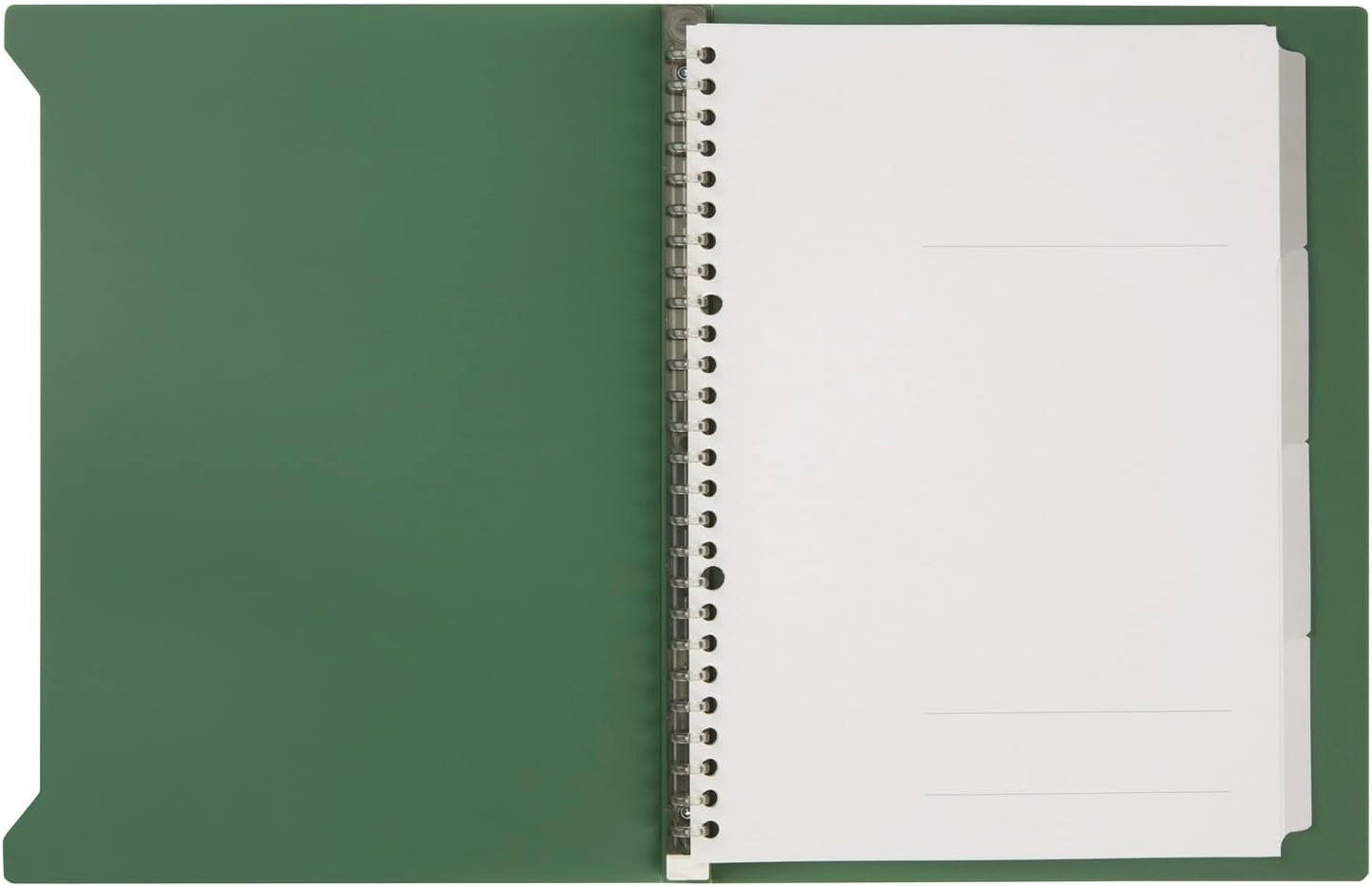 Maruman F022-23 Loose Leaf Binder B5 Kakeshell, 26 Holes, Deep Green