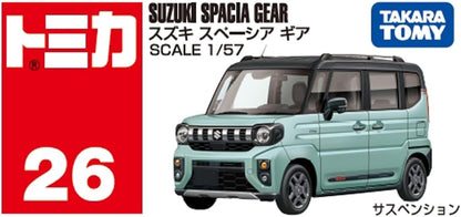 Takara Tomy Tomica No. 26 Suzuki Spacia Gear, Mini Toy Car, Ages 3 and Up