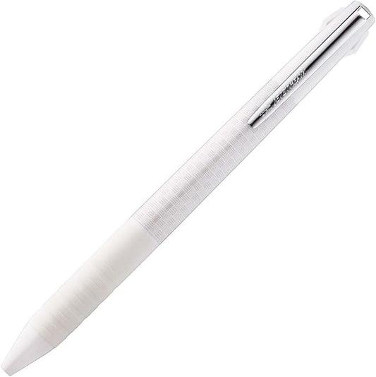 Uni Mitsubishi Pencil SXE3JSS05.1 JETSTREAM 3-Color Ballpoint Pen, Slim and Compact, 0.5, White, Easy to Write