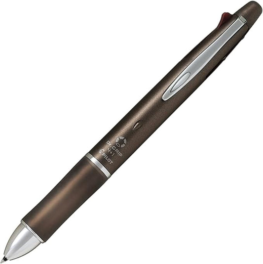 Pilot Pilot Doctor Grip 4+1 0.5mm PBKHDF1SEF-B Black (Ash Metal Brown)