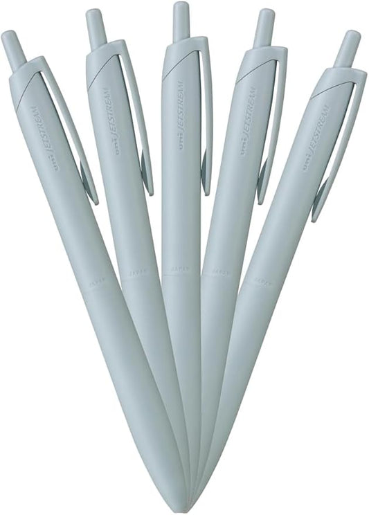 Uni  JETSTREAM Pencil HSXNSL055P.8 Permanent Ballpoint Pen Jet Stream Light Touch Ink 5 Pack 0.5 Light Blue