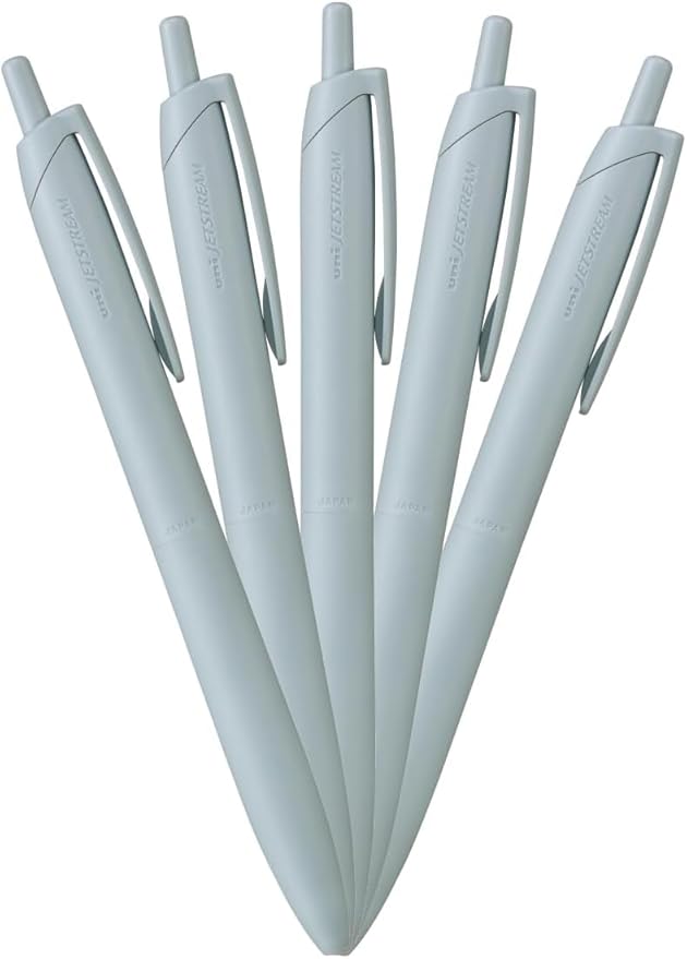 UNI JETSTREAM Pencil Permanent Ballpoint Pen Jetstream Light Touch Ink 5 Pack 0.7 Light Blue HSXNSL075P.8