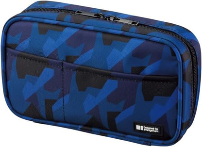 Lihit Lab A7551-11N Pen Case, Book Type, Indigo