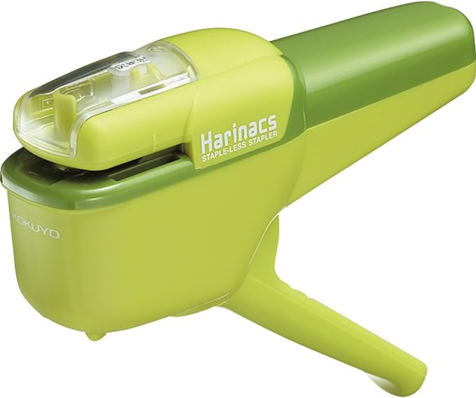 Kokuyo Harinacs Staple-Less Stapler, 10-Sheet Capacity