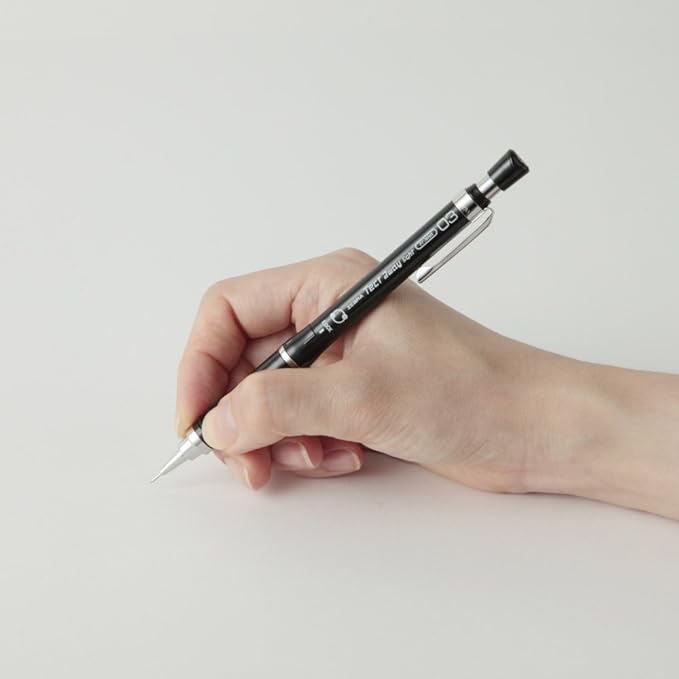 Zebra Mechanical Pencil Tect Two Way Light 0.3 Pure Black MAS42-PBK