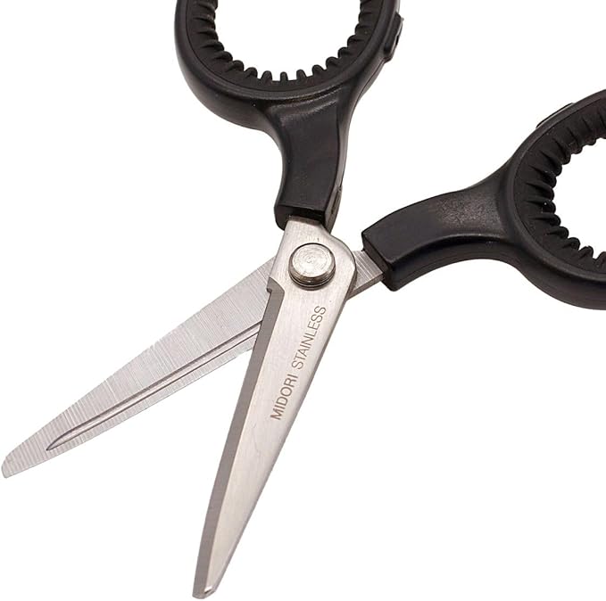 Midori 35558006 Mini Scissors Black A
