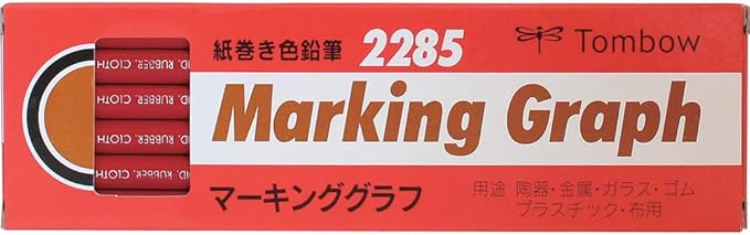 Tombow Pencil Colored Pencils, Paper Roll, Marking Graph, Indigo, 1 Dozen, 2285-17