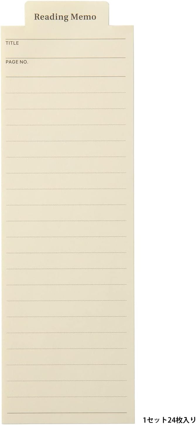 Laconic LGF18-30 Bookmarker Memo, Reading Notes, Horizontal Writing, Style Note