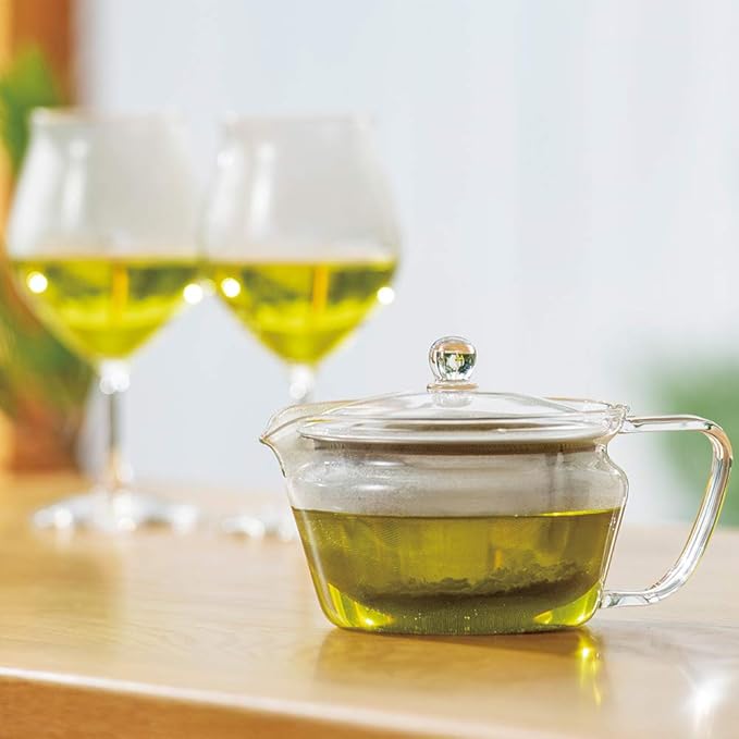 HARIO CHZ-30T Zen Tea Teapot, Practical Capacity, 10.1 fl oz (300 ml), Heat-resistant Glass