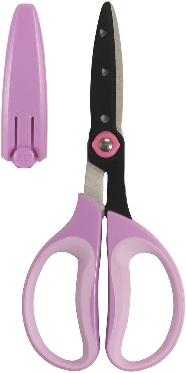 Kutsuwa SS166PU Scissors for School Children Craft Scissors Purple
