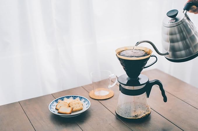 Hario V60 Pour Over Coffee Starter Kit, Size 02, Brown