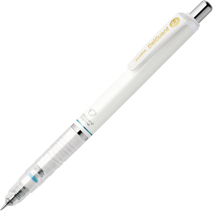 ZEBRA Mechanical Pencil, Del Guard, 0.3mm, Black (P-MAS85-BK)