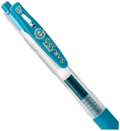 Zebra Sarasa Clip Pen 0.7, Blue Green (JJB15-BG)