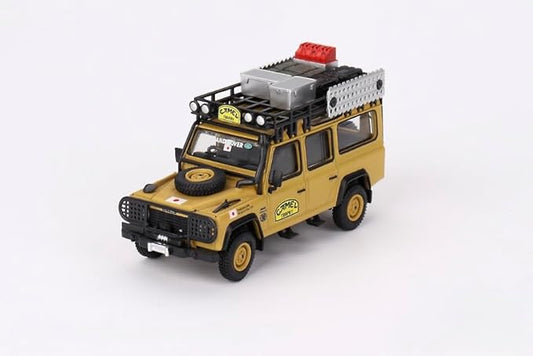 MINI GT 1/64 Land Rover Defender 110 Camel Trophy Amazon 1989 Team Japan RHD