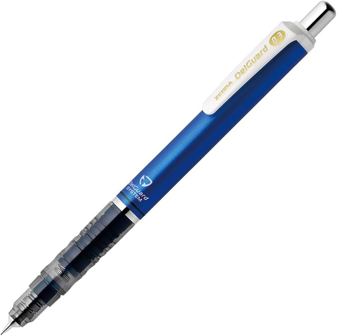 ZEBRA Mechanical Pencil, Del Guard, 0.3mm, Black (P-MAS85-BK)