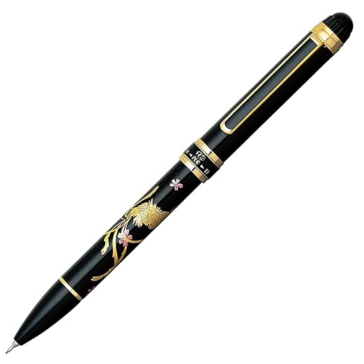 3 Features Sharp Writing Ballpoint Pen + Black + Red Ho-Oh MWB5000RM # 17 Platinum Nian Modern Pen Makie