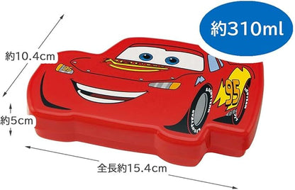 Skater LBD2-A Die Cut Lunch Box, 9.5 fl oz (280 ml), Disney Cars