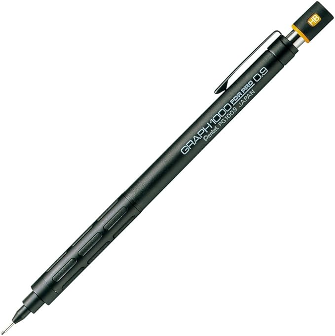 Pentel PG1009 Graph 1000 For Pro Mechanical Pencil, 0.04 inches (0.9 mm)