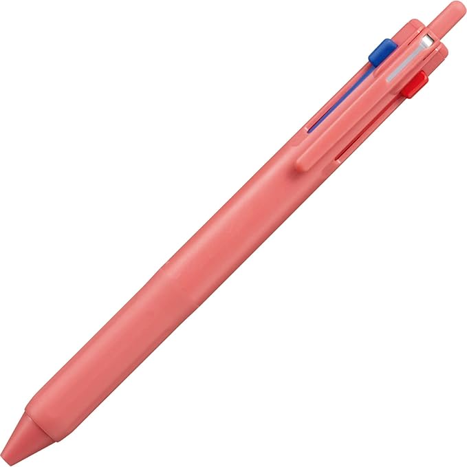 uni Mitsubishi Pencil SXE350705.35 Tri-Color Ballpoint Pen Jet Stream 0.5 Very Pink Easy Writing