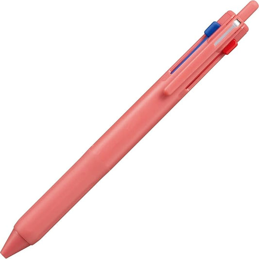 uni Mitsubishi Pencil SXE350705.35 Tri-Color Ballpoint Pen Jet Stream 0.5 Very Pink Easy Writing