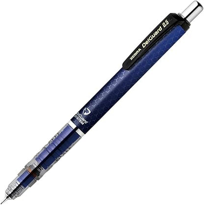 Zebra DelGuard 0.02 inches (0.5 mm) Mechanical Pencil (square blue green)