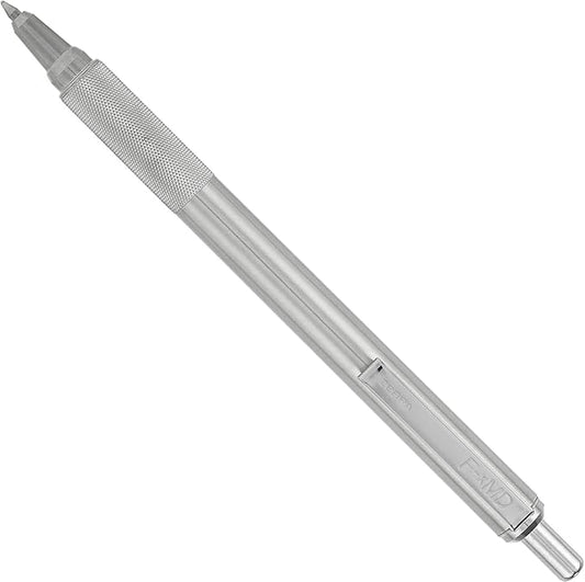 Zebra F-xMD Ballpoint Pen 1.0mm Silver 24380 - (Replacement for 2017 F-701)