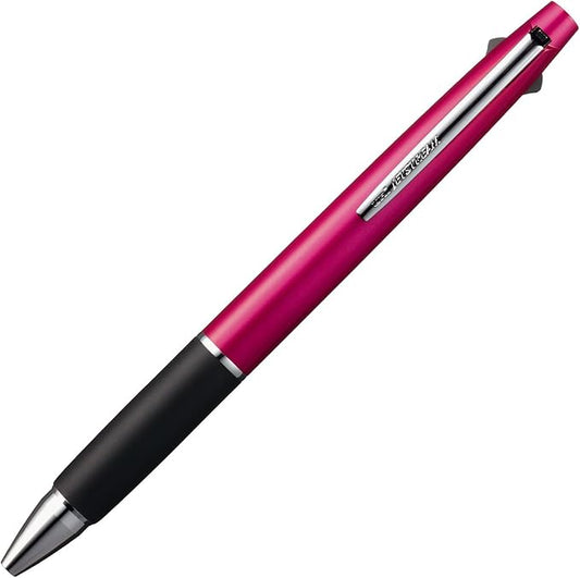 Uni Mitsubishi Jetstream 2 & 1 Pen, Multi-Function, Safety Pink
