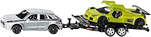 SIKU Porsche Trailer Gumpert Apollo Loading 1/55 Scale SK2544