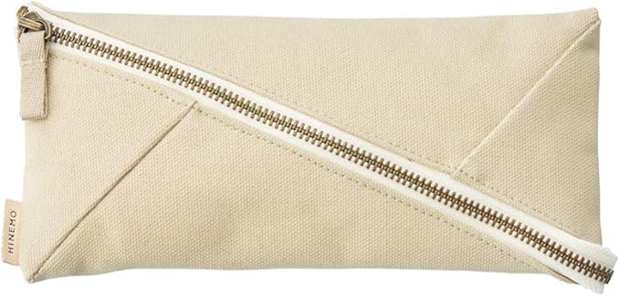 Lihit Lab A7901-5 HINEMO Wide Open Pen Pouch, Large, Yellow