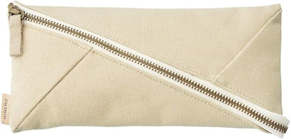 Lihit Lab A7901-5 HINEMO Wide Open Pen Pouch, Large, Yellow