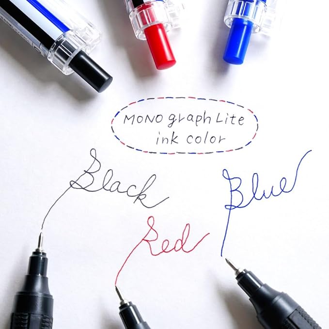 TOMBOW Permanent Ballpoint Pen Monograph Light 0.38mm Black Ink MONO Color Axis Pack of 5 BC-MGLU01-5P