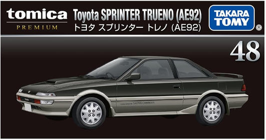 Takara Tomy Premium 48 Toyota Sprinter Trueno (AE92) Mini Car Toy for Ages 6 and Up
