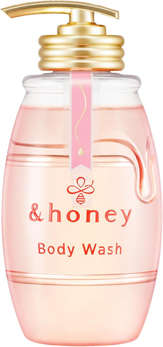 & Honey Gel Body Wash, Melty Moist, 16.9 fl oz (500 ml)
