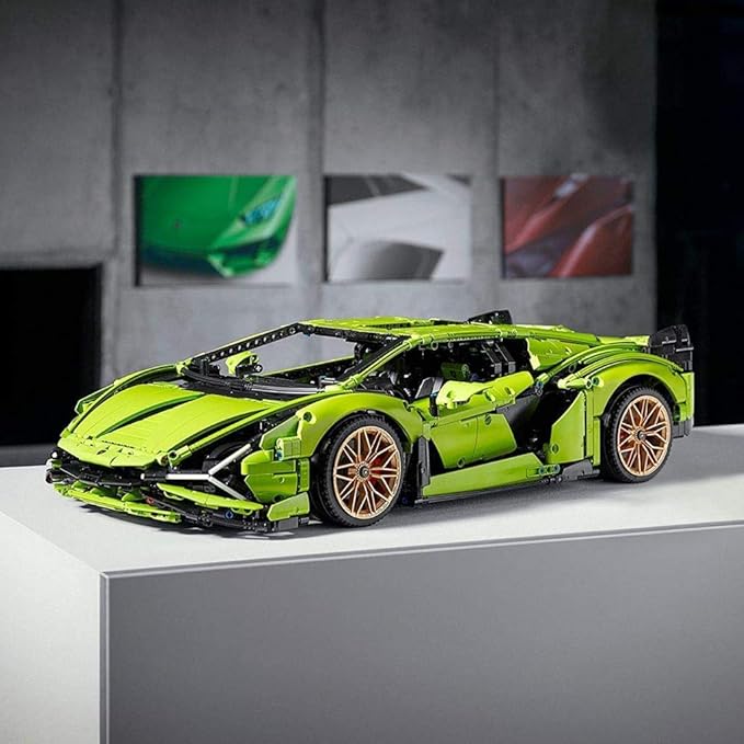 LEGO Technic Lamborghini Si¡n FKP 37 (42115) Model Car Building Kit (3,696 Pieces), Multicolor